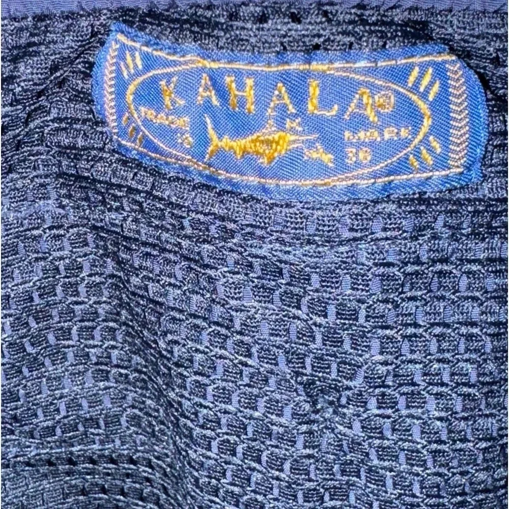 Kahala Men’s Nylon Navy Blue Shorts Size XL
